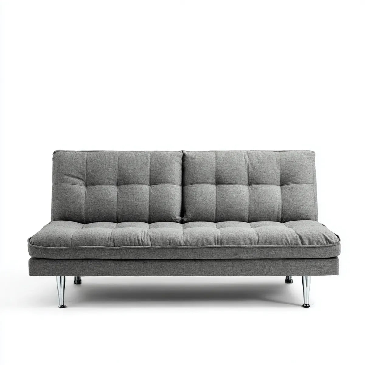 sofa 3-osobowa szara 180 x 90 x 82 cm pianka poliestrowa prostokątna